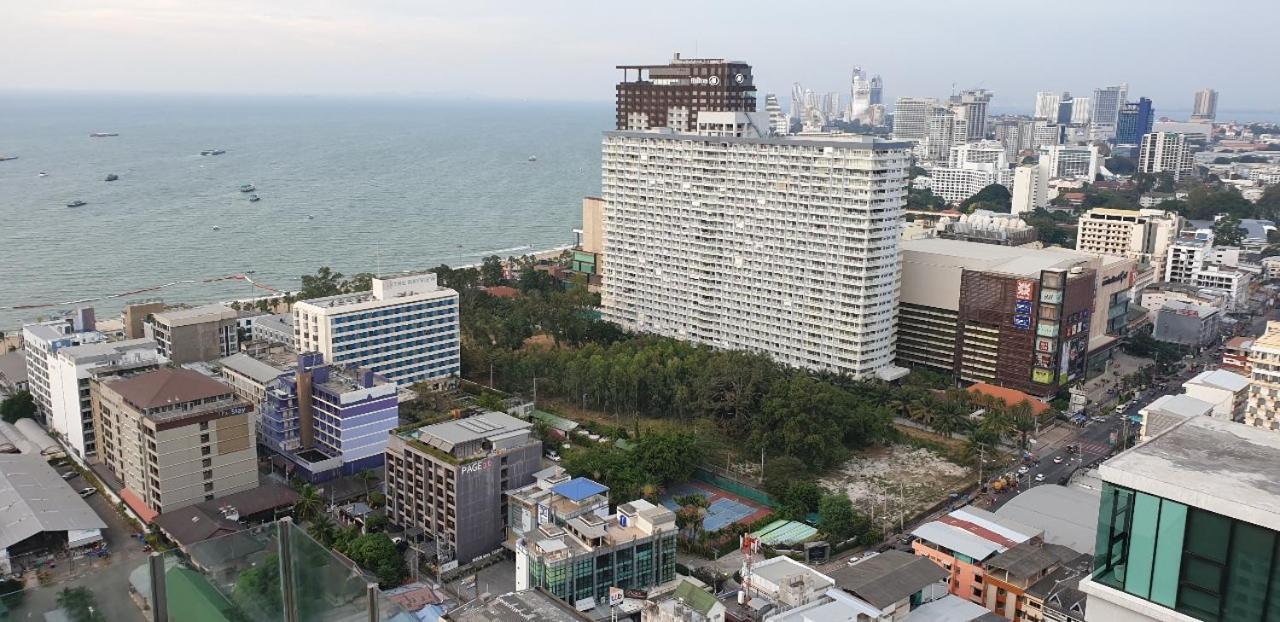 Base Central Pattaya Long Balcony King-Bed With Infinity Pool & Free Netflix! ภายนอก รูปภาพ
