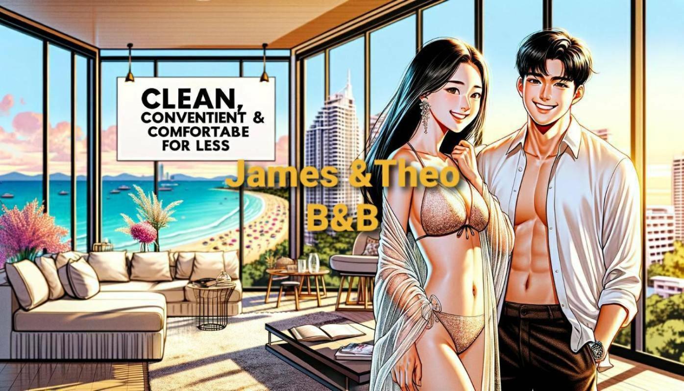 Base Central Pattaya Long Balcony King-Bed With Infinity Pool & Free Netflix! ภายนอก รูปภาพ